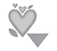 Spellbinders D-Lites Hearts Etched Dies, Brown