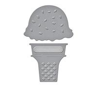 Spellbinders D-Lites Ice Cream Yummy Etched Dies, Brown