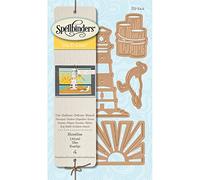 Spellbinders "D-Lites" Shoreline Dies, Brown