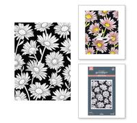 Spellbinders Daisy Shower Press Plate from The Yana's Daisies Collection by Yana Smakula