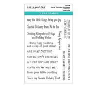 Spellbinders Dancin' Christmas Sentiments Clear Stamp Set from The Dancin' Christmas Collection