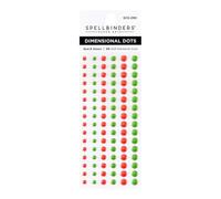 Spellbinders Dimensional Red & Green Enamel Dots, ONE