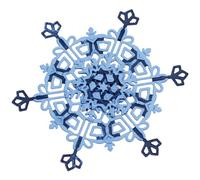 Spellbinders Dimensional Snowflakes Die, Gold