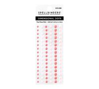 Spellbinders Dimensional Two Tone Pink Enamel Dots, ONE