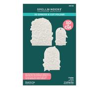 Spellbinders E3D-082 Floral for You 3D Emboss & Cut Folder from The Sealed 3D Botanicals Collection