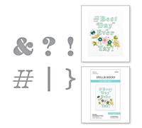 Spellbinders Etched Dies-Be Bold Punctuatuion & More