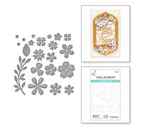 Spellbinders Etched Dies by Becca Feeken-Petite Floral Potpourri, Metal
