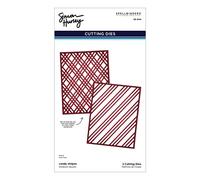 Spellbinders Etched Dies by Simon Hurley-Candy Stripe -Joyful Christmas
