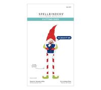 Spellbinders Etched Dies from Dancin' Christmas Friends-Dancin' Gnome