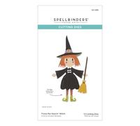 Spellbinders Etched Dies from Happy Haunting-Fiona The Dancin' Witch, Metal, one