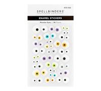Spellbinders Eyes Enamel Stickers from The Monster Birthday Collection, Metal, ONE