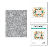 Spellbinders Falling Leaves Embossing Folder, Opaque