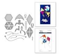 Spellbinders Fly a Kite Etched Dies from The Sky's The Limit Collection by Simon Hurley