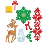 Spellbinders Frosty Forms Die, Gold