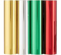 Spellbinders Glimmer Foil-Variety Pack 3, Leather, Various, 12.7 cm x 4.57 Meters (Four Rolls)