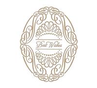 Spellbinders Glimmer Hot Foil Plate - Elegant Oval, 10.40 x 13.60 cm, WIZGLP-030