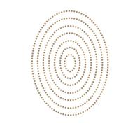 Spellbinders Glimmer Hot Foil Plate Essential Glimmer Ovals GLP-153