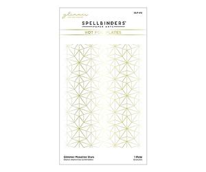 Spellbinders Glimmer Monoline Stars Hot Foil Plate from The Glimmer for The Holidays Collection