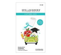 Spellbinders Gnome Drive Graduation Etched Dies from The Gnome Drive Collection