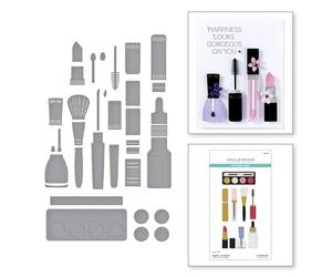 Spellbinders Gorgeous You Makeup Etched Dies from The Gorgeous You Collection