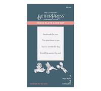 Spellbinders Handmade for You Icons Betterpress Plate, Metal, ONE