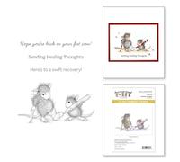 Spellbinders Healing Thoughts Cling Rubber Stamp Set from The House-Mouse Creative Day Collection