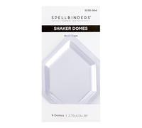 Spellbinders Hexi-Gem Shaker Dome - 6 Pack