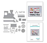 Spellbinders - Holiday Express- Tinsel Time, Metal