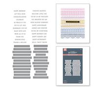 Spellbinders Ideal Moments Press Plate & Die Set from The Vivid Expressions Collection