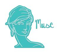 Spellbinders Jane Davenport Artomology Collection Dies-Muse, Teal, 10.2 x 11 cm