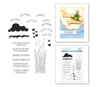 Spellbinders Jump for Joy Sentiments Clear Stamp Set from The Jump for Joy Collection