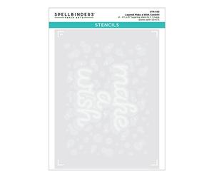 Spellbinders Layered Make a Wish Confetti, Metal, ONE