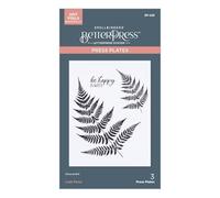 Spellbinders Lush Ferns BetterPress Plate from The Field Notes Collection