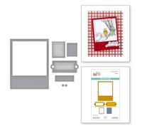 Spellbinders Memory Frames Etched Dies from The Say Cheese Classic Pooh Collection in Collaboration with Simple Stories