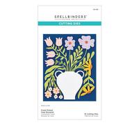 Spellbinders S5-618 Fresh Picked Vase Bouquet Etched Dies from The More Fresh Picked Collection