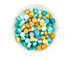 Spellbinders Must-Have Wax Bead Mix Teal from The Sealed Collection, ONE