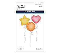 Spellbinders Mylar Balloons Etched Dies, White