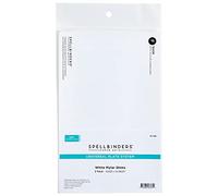 Spellbinders - Mylar Shim (F) White 2 Pack- Universal Plate System,Grey,9.625*6.25 inches