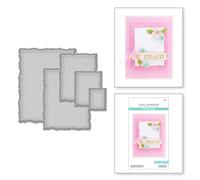 Spellbinders Nestabilities Deckled Rectangles Large Dies,
