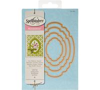 Spellbinders Nestabilities Label 33 Etched Dies, Brown