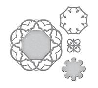 Spellbinders "Nestabilities" Label 46 Decorative Accent Die, Metal, Brown