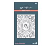 Spellbinders Nested Sprigs Press Plate from The Mirrored Arch Collection, Metal, ONE