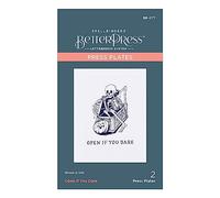 Spellbinders Open if You Dare Press Plates from The Betterpress Halloween Collection