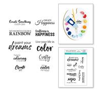 Spellbinders Paint Your World Sentiments
