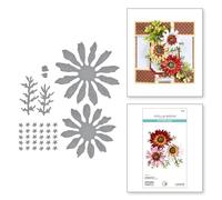 Spellbinders Painted Daisy and Ladybugs Etched Dies from The Through The Meadow Collection by Susan Tierney-Cockburn