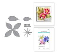SPELLBINDERS PAPERCRAFTS, INC SPELLBINDRS Designer Clematis, Paper Metal, Bronze