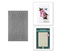 Spellbinders Petunia Cascade 3D Embossing Folder from The Summer Solstice Garden Collection by Susan Tierney-Cockburn, White