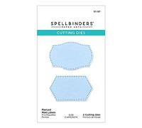 Spellbinders Pierced Mini Labels Etched Dies from The Bibi's Snowflakes Collection by Bibi Cameron