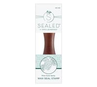 Spellbinders Pine Cone Spray Wax Seal Stamp from the Sealed for Christmas Collection