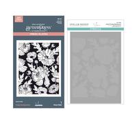 Spellbinders Press Plate & Stencil Bundle by Yana Smakula-Poppy Background